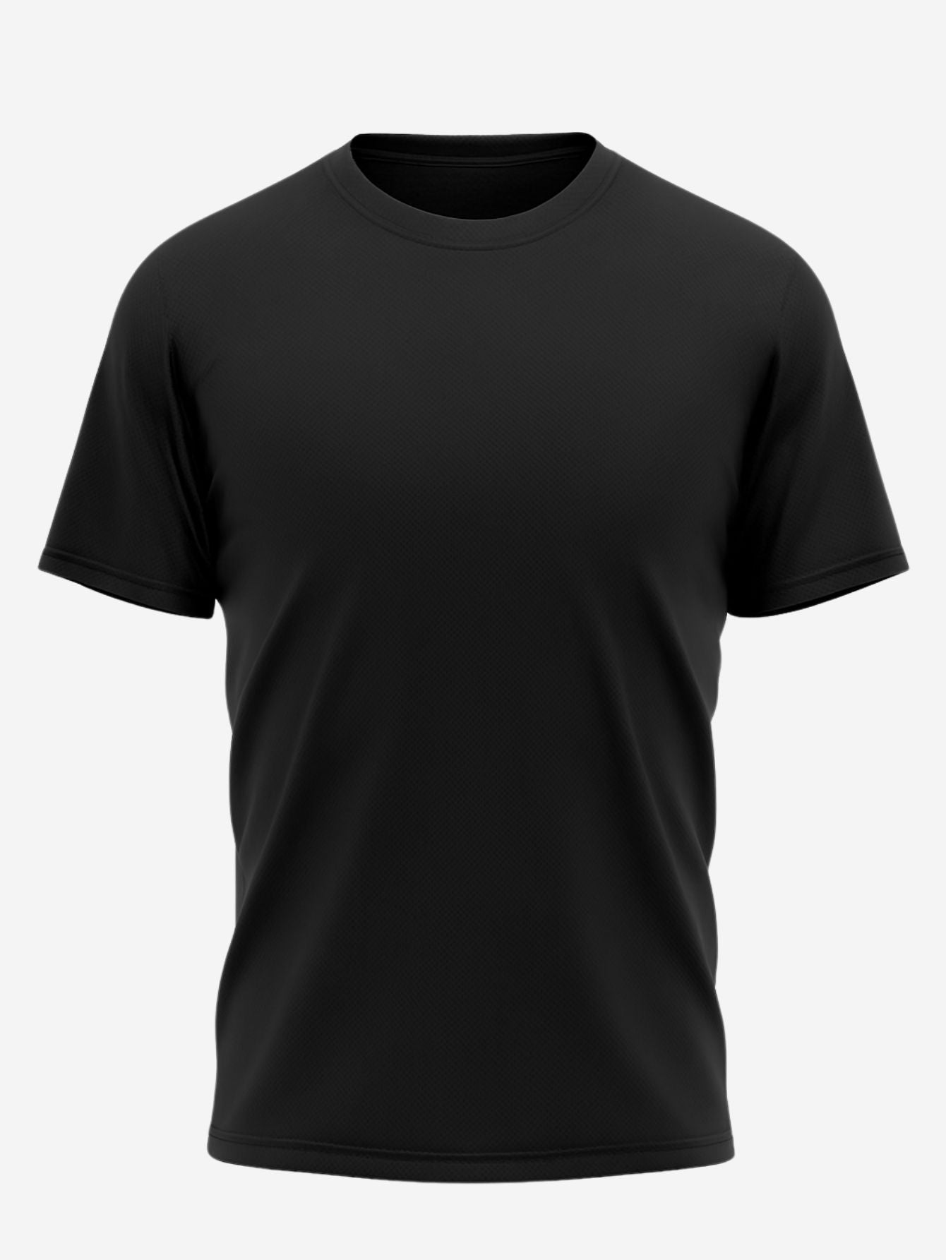 Camiseta Masculina Esportiva Dry-Fit Preta Rushy