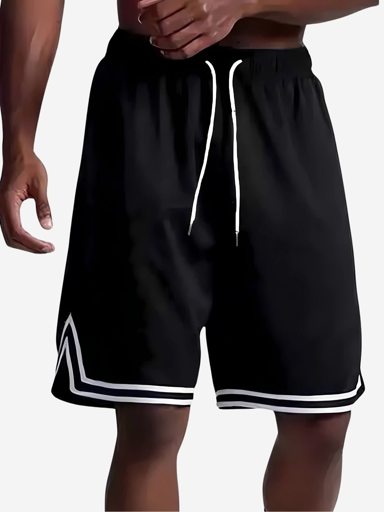 Bermuda Masculina Preta Academia Dry Fit Pulse Rushy
